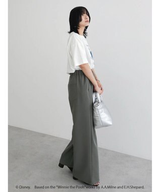 Green Parks Ｗｉｎｎｉｅ　ｔｈｅ　Ｐｏｏｈ／ラメプリント半袖ＴＥＥ Off White