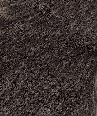 TOCCA 【百田夏菜子さん着用】【ブローチ取り外し可】BIJOUX RIBBON FURTIPPET ティペット ライトグレー系