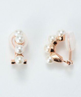 Phoebe 【痛くないシリーズ】ノーブルパールエアリーイヤリング　ローズゴールド ローズゴールド