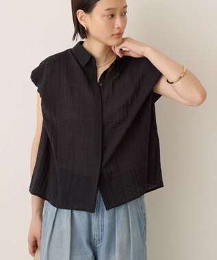 AMERICAN HOLIC バルーンスリーブドロストブラウス Black