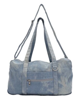 WEGO 2wayBIGボストンショルダー デニム淡加工色