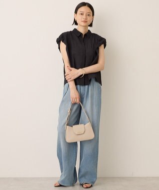 AMERICAN HOLIC バルーンスリーブドロストブラウス Black