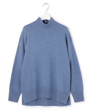 23区 S 【見上愛さんコラボカラー/Oggi掲載】カシミヤブレンド ハイネック ニット [見上愛さんコラボカラー]ブルーグレー系