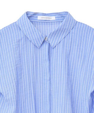 AMERICAN HOLIC バルーンスリーブドロストブラウス Stripe