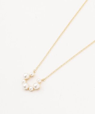 TOCCA FRILL PEARL HORSE SHOE NECKLACE ネックレス ゴールド系