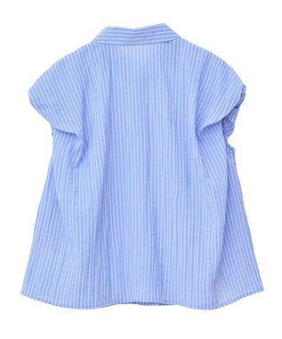 AMERICAN HOLIC バルーンスリーブドロストブラウス Stripe