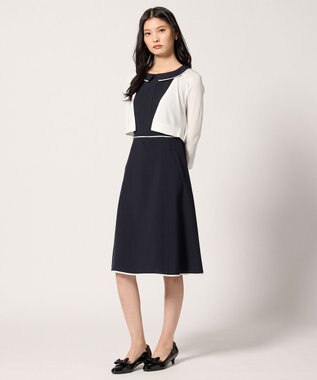 TOCCA 【00サイズあり・洗える・吸水速乾・消臭】SPRINKLE DAY ドレス ネイビー系