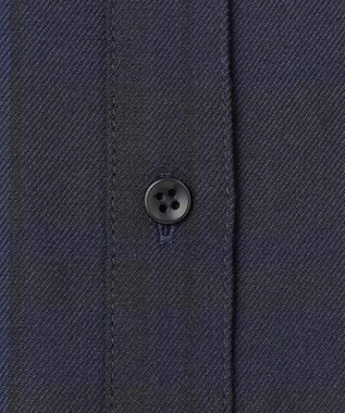 J.PRESS LADIES L 【洗える】テトロンレーヨン/ウール milledタータン ワンピース ネイビーチェック系