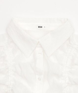WEGO シアードロストシャツ ホワイト