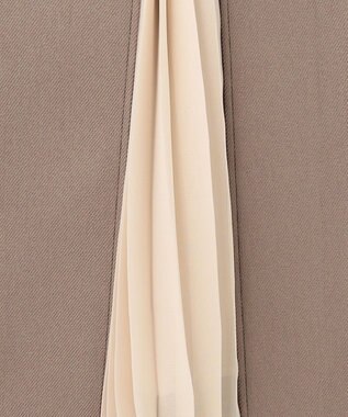 ANY SIS 【洗える】パール調ポイントツイル スカート モカ