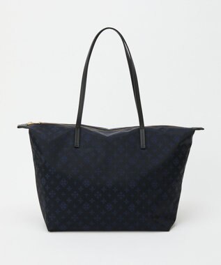 russet ＜380g/軽量＞ファスナー付きナイロントートバッグ(CE-1568) Black/Navy