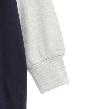 AMERICAN HOLIC 異素材ラグランスリーブロングワンピース Navy
