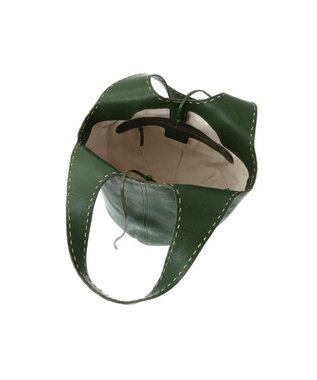 genten 【WEB限定カラー】ユーフラテス(boxバージョン) トートバッグ小 グリーン