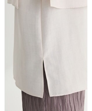 Green Parks レイヤードノースリーブブラウス Light Gray