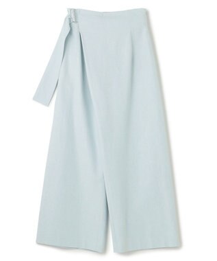 uncrave 【手洗い可】コットンリネンツイル パンツ（uncrave WHITE） サックス