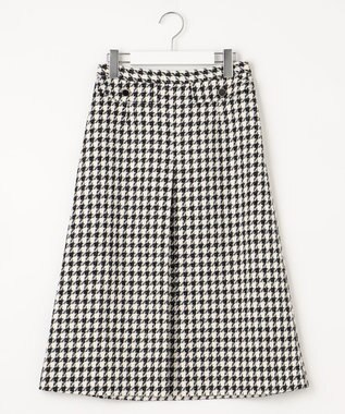 Feroux 【洗える】BOXタックミドル丈 スカート アイボリー系2