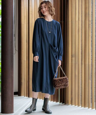 23区 フェイクファー ショルダーバッグ ダークブラウンレオパード