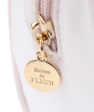 Maison de FLEUR チュールハンドルラインストーンボストンバッグ Pink