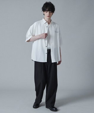 WEGO アムンゼンワンポイントBIGシャツ（S） ホワイト