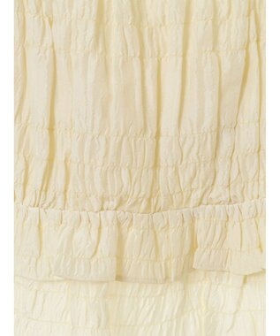 Green Parks シャーリングキャミビスチェ Ecru