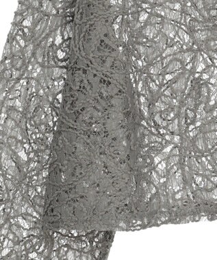 Green Parks ・ＥＬＥＮＣＡＲＥ　ＤＵＥ　２ｗａｙコードレースカーデ Charcoal Gray