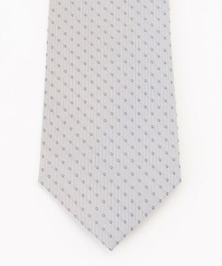 J.PRESS MEN 【FOMARL COLLECTION】ドット柄 フォーマルネクタイ ライトグレー系7