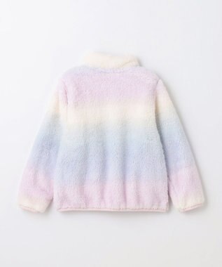 ANY KIDS ネコポケットボアブルゾン レインボー