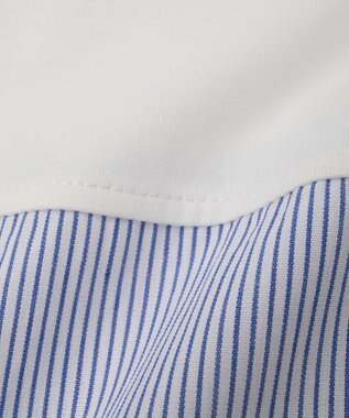 Green Parks 裾ドッキングホワイトインナー Stripe White