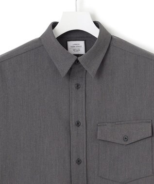 J.PRESS YORK STREET 【UNISEX】2WAY 羽織シャツ グレー系