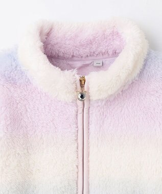 ANY KIDS ネコポケットボアブルゾン レインボー