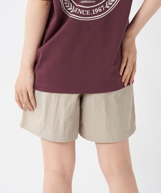 OP／FILA 【Kappa】ナイロンハーフパンツ ベージュ