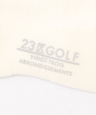 23区GOLF 【WOMEN】ふわもこボアニットソックス 18cm ホワイト系