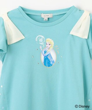 ANY KIDS 【ディズニープリンセス/フローズン】カットソーワンピース エメラルドグリーン（エルサ）