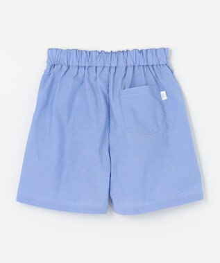 組曲 KIDS 【110-140㎝】シャンブレー ショートパンツ サックスブルー系