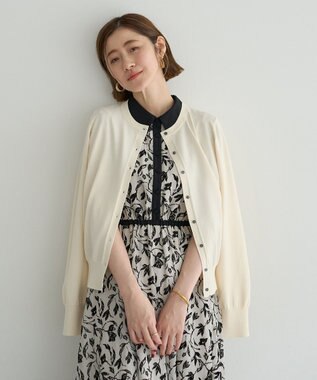 YECCA VECCA 【UVカット】クルーネックカーディガン