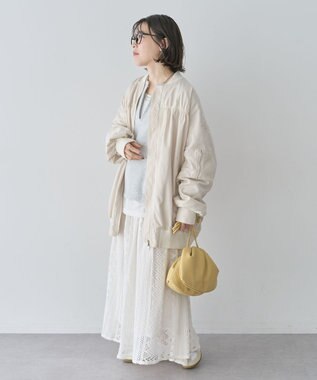 Green Parks ボリュームギャザーＭＡ－１ Ecru