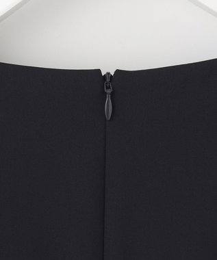 自由区 【XSサイズ～/洗える】フラワーオパール ワンピース ネイビー系