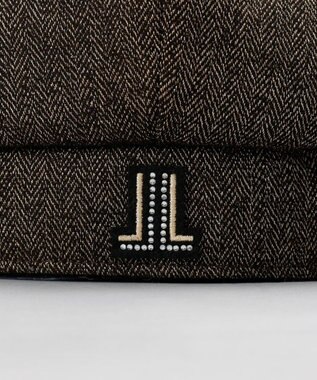 AURORA 【 LANVIN COLLECTION（ランバン コレクション） 】ラメツイードベレー シルバー