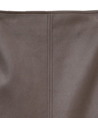 YECCA VECCA レザーライクナロースカート Brown