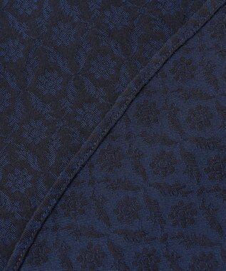 JOSEPH HOMME オーナメントジャガードストレッチ　レギュラーカラーシャツ ネイビー系