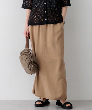 23区 【SLOW/一部店舗限定】ガーメントツイル セミフレア スカート