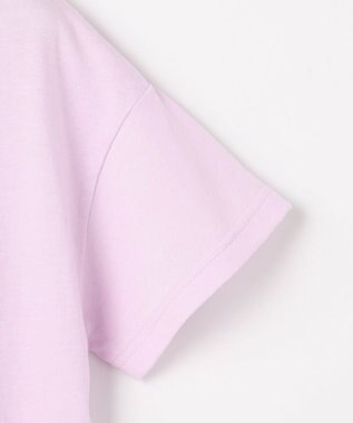 ANY KIDS 【綿100%/接触冷感】ひんやり オーバーサイズ アニマルTシャツ ラベンダー×ウサギ