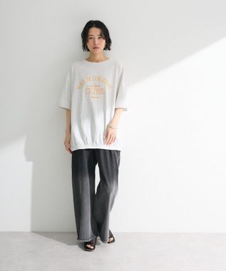 Green Parks 刺繍ロゴチュニック Oatmeal