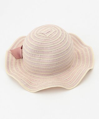 ANY KIDS ウォッシャブルフリルハット ピンク系
