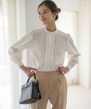 組曲 ベルトデザインスクエアショルダーバッグ ブラック系