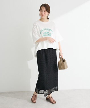 Green Parks 刺繍ロゴチュニック Oatmeal