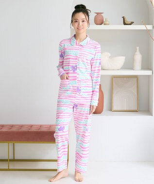 tsumori chisato SLEEP ツモリチサト パジャマ 綿100%(本体) スムース素材 長袖 長ズボン レディース UDX597 /ワコール