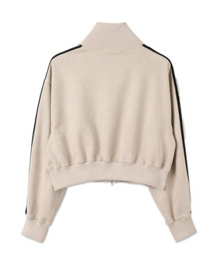 WEGO スエードポンチクロップドトラックジャケット ホワイトアイボリー