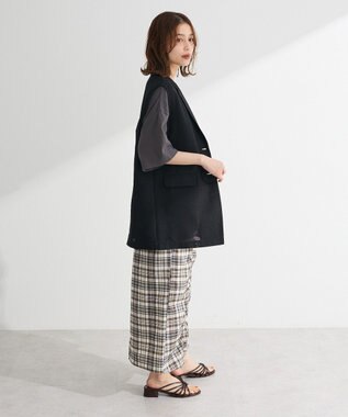 Green Parks 刺繍ロゴチュニック Oatmeal