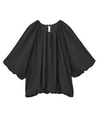Green Parks ・ＥＬＥＮＣＡＲＥ　ＤＵＥ　バルーンブラウス Black